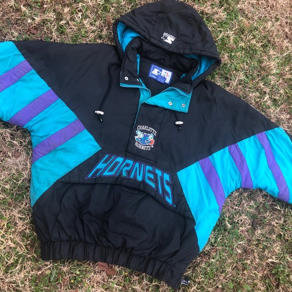 90's starter jackets charlotte hornets